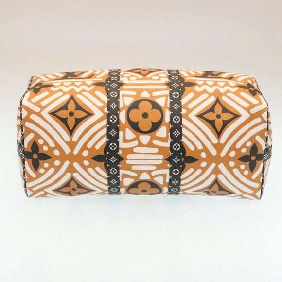 LOUIS VUITTON LV Crafty Keepall Bandouliere 45 Boston Caramel M45473 Auth 29194S - Picture 5 of 16